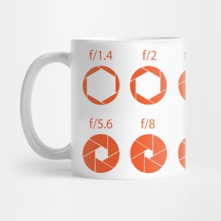 F-Stops-Orange Mug